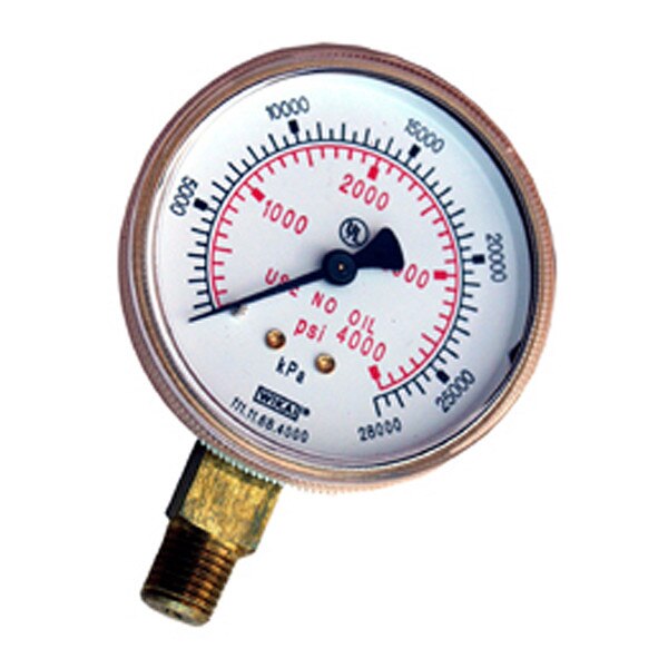 4000PSI Oxygen BTSTM Gauge 1/4"